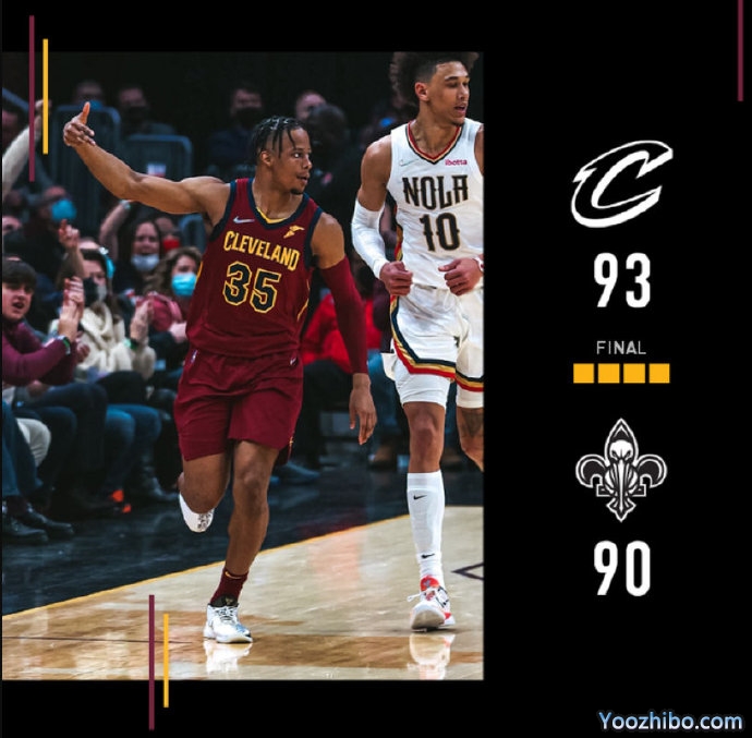 骑士93-90击退鹈鹕 乐福15+11 古德温21分 格拉汉姆20分