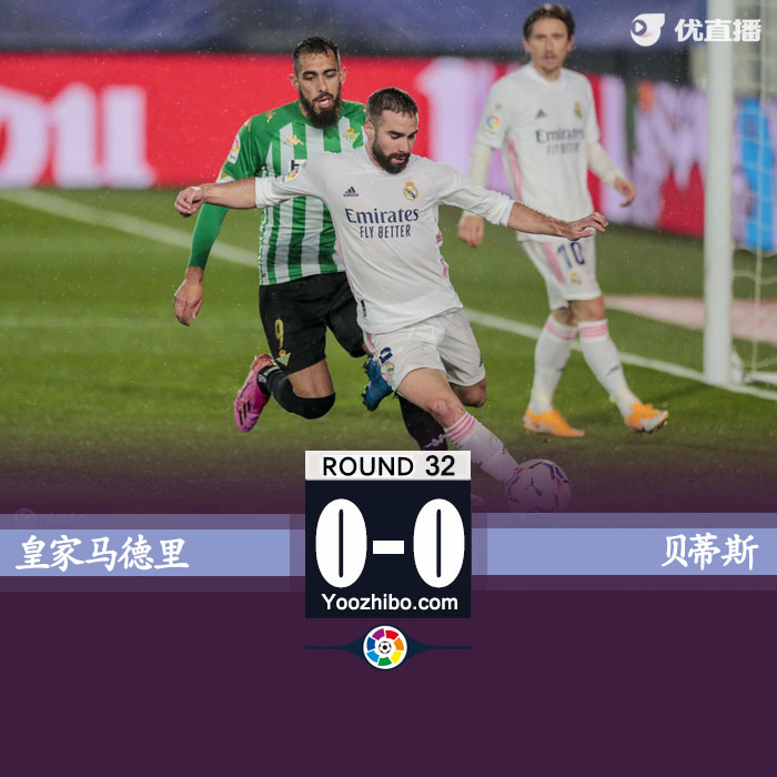 皇家马德里0-0贝蒂斯 阿扎尔复出替补登场